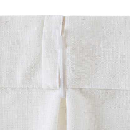 Emery 300gsm poly linen with 7 pinch pleat per pc