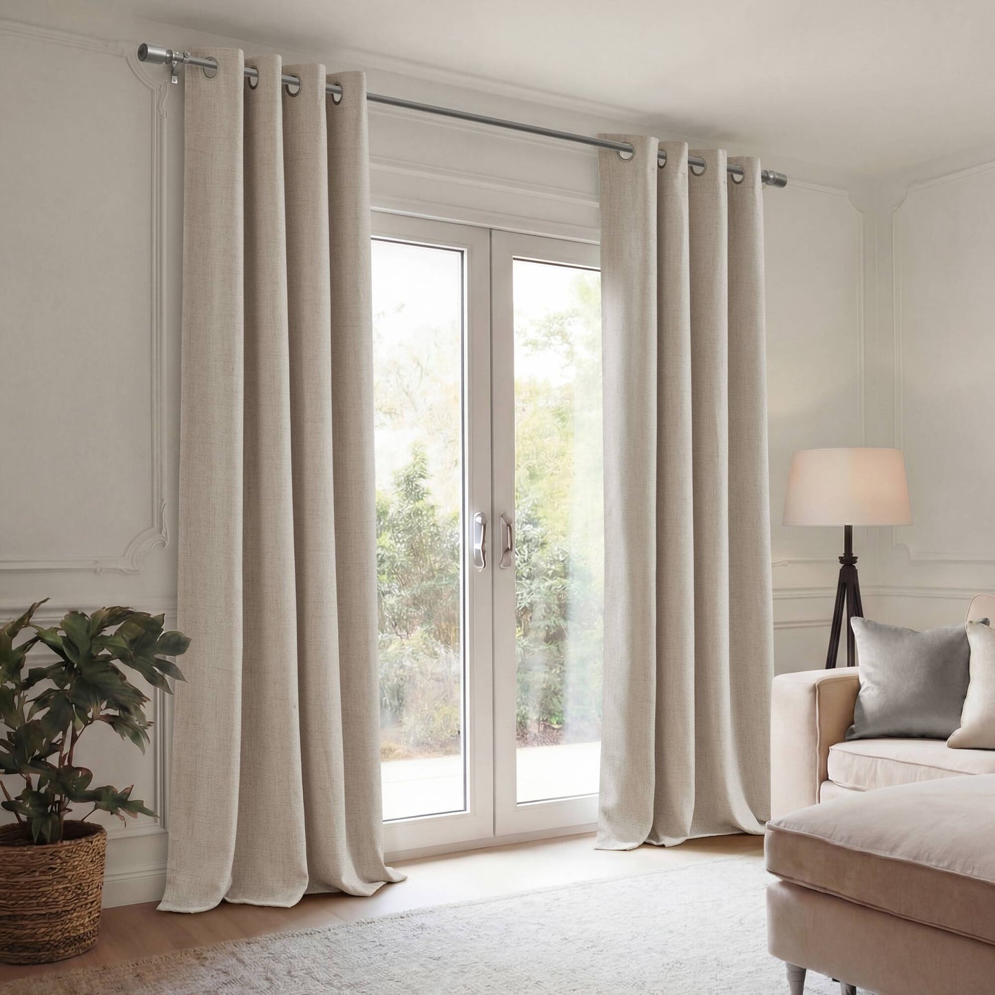 Mira 100% polyester Mira Total Blackout Window Panel