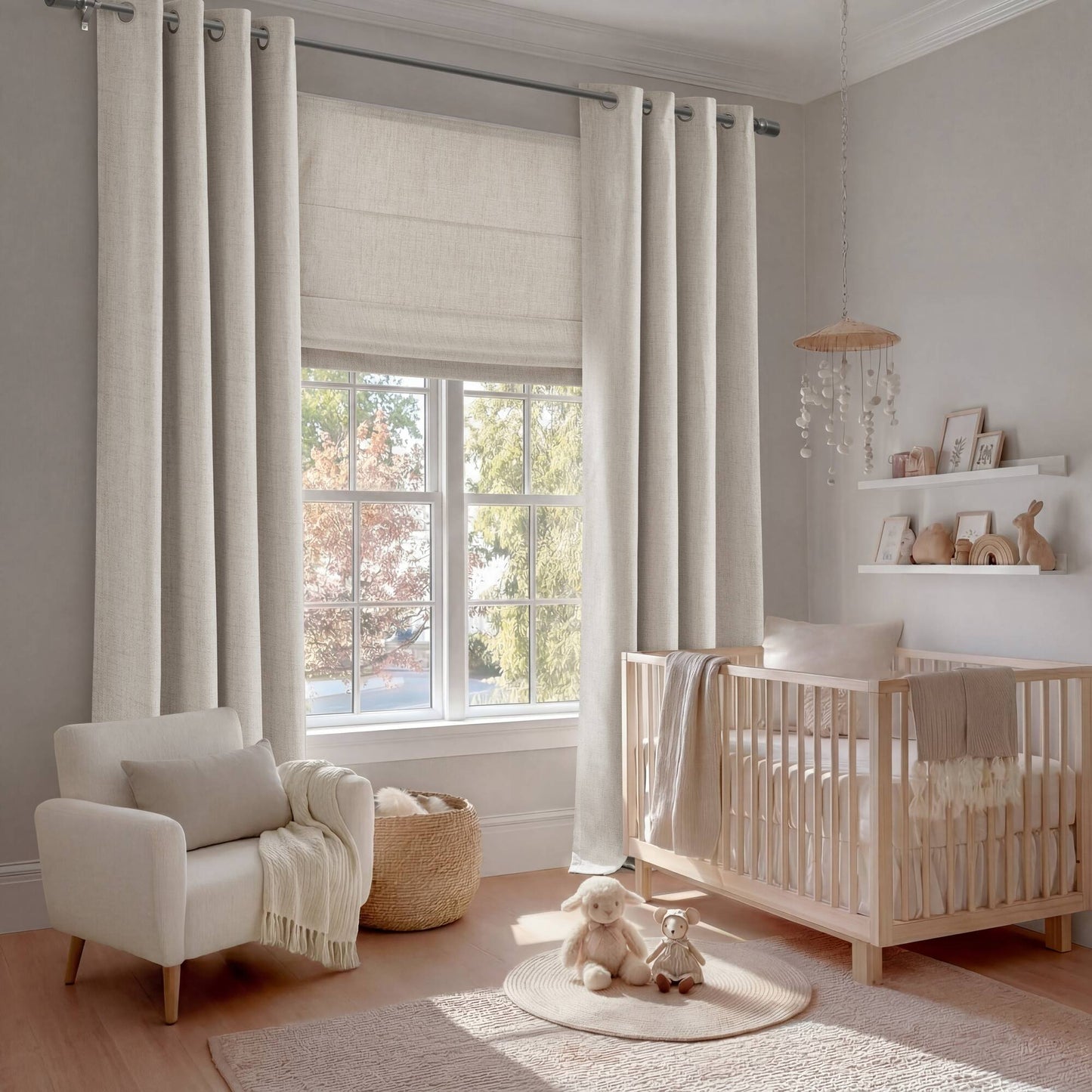 Mira 100% polyester Mira Total Blackout Window Panel