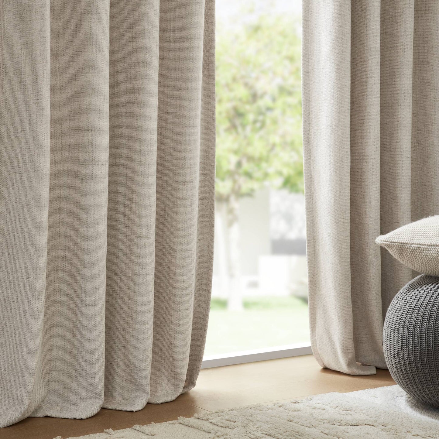 Mira 100% polyester Mira Total Blackout Window Panel