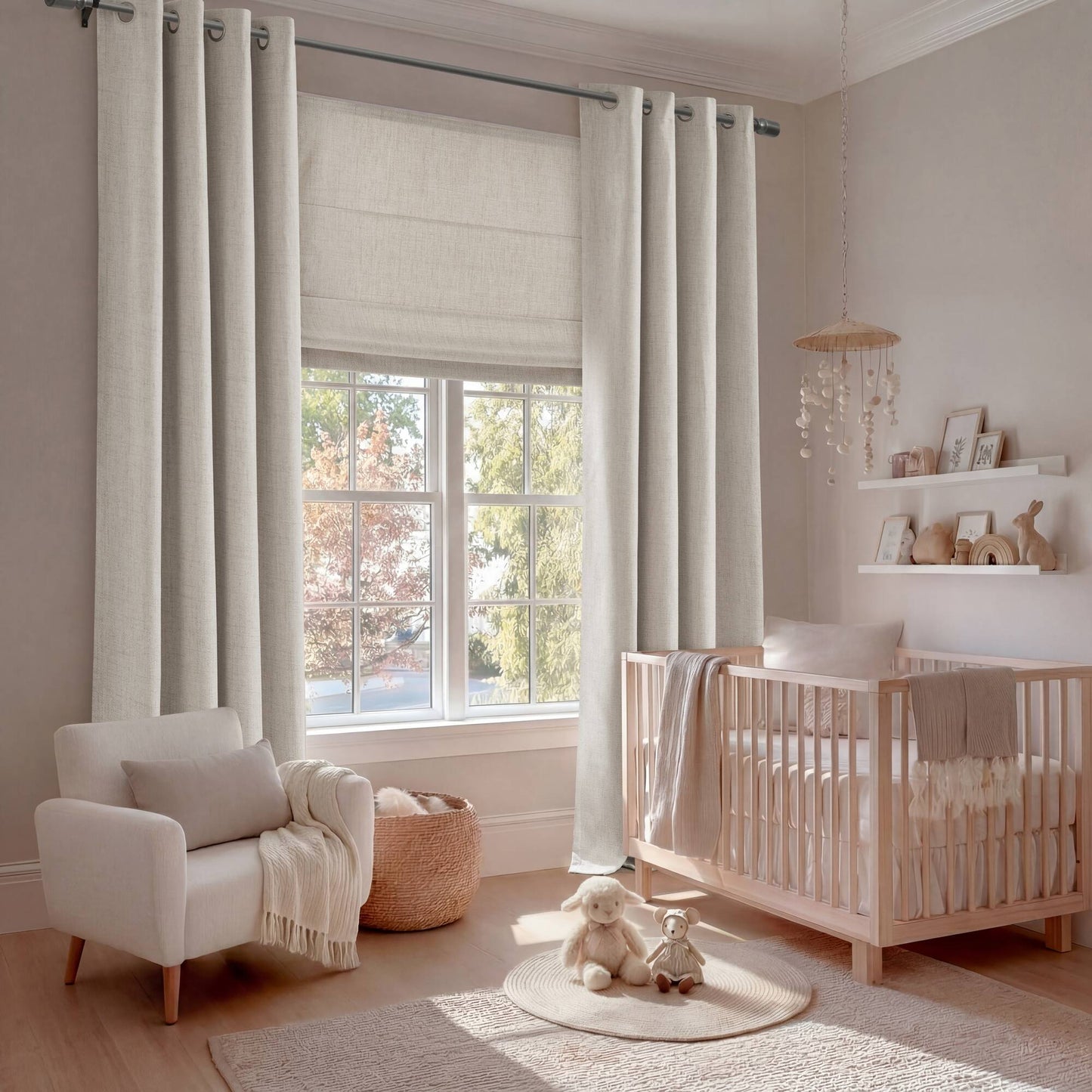 Mira 100% polyester Mira Total Blackout Window Panel
