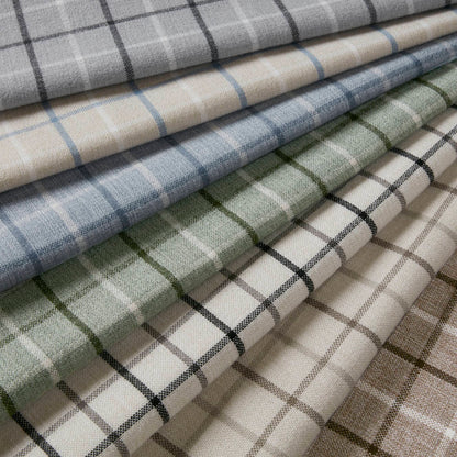 Anaheim Plaid Rod Pocket and Back Tab Curtain Panel with Fleece Lining