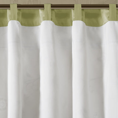 Serene Embroidered Window Valance