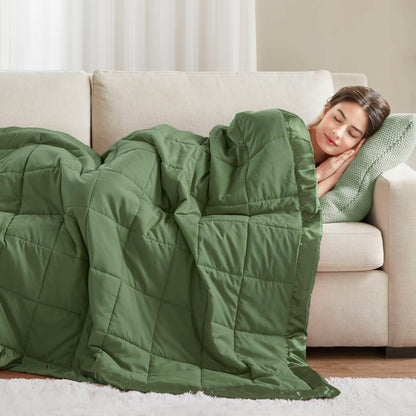 Windom Lightweight Down Alternative Blanket with Satin Trim