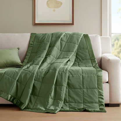 Windom Lightweight Down Alternative Blanket with Satin Trim