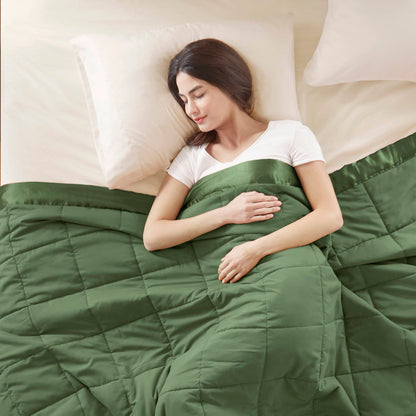 Windom Lightweight Down Alternative Blanket with Satin Trim