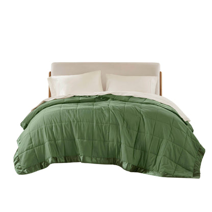 Windom Lightweight Down Alternative Blanket with Satin Trim