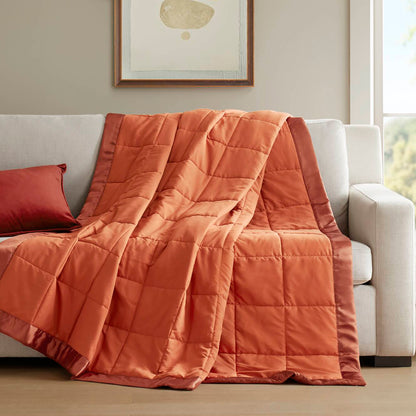 Windom Lightweight Down Alternative Blanket with Satin Trim