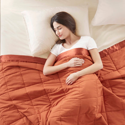 Windom Lightweight Down Alternative Blanket with Satin Trim