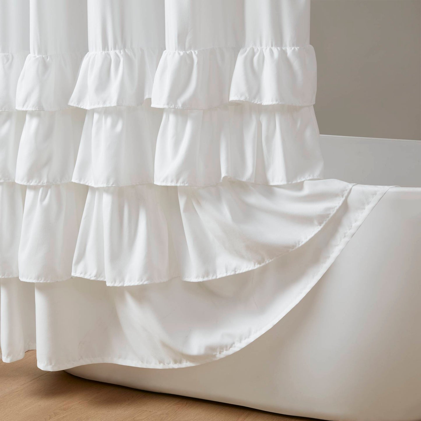 Grace Ruffled Shower Curtain