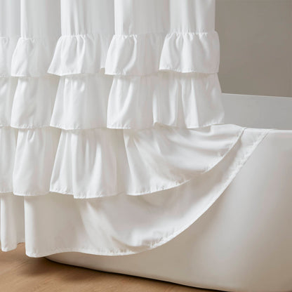 Grace Ruffled Shower Curtain