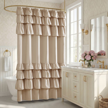 Grace Ruffled Shower Curtain