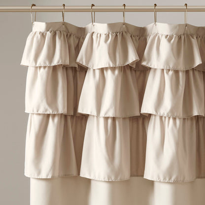 Grace Ruffled Shower Curtain