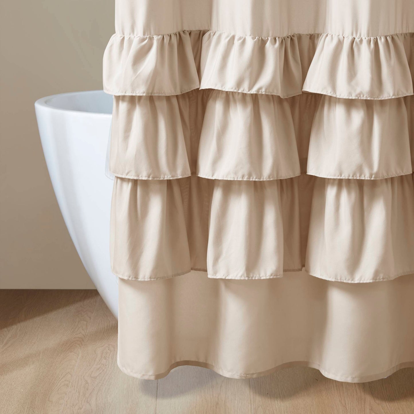 Grace Ruffled Shower Curtain