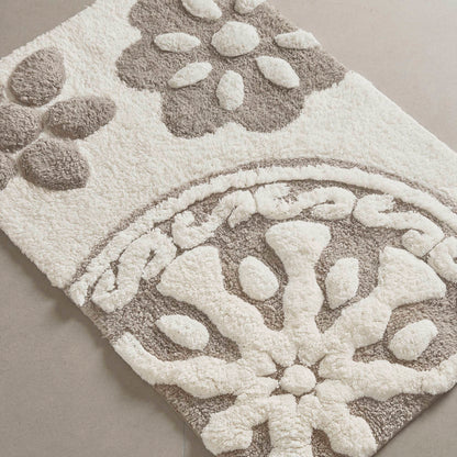 Casablanca Medallion Cotton Tufted Bath Rug