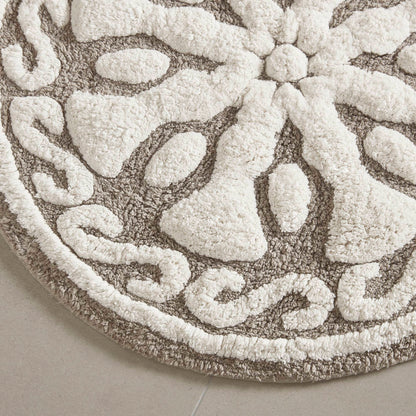 Casablanca Medallion Cotton Tufted Bath Rug