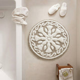 Casablanca Medallion Cotton Tufted Bath Rug