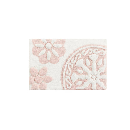 Casablanca Medallion Cotton Tufted Bath Rug