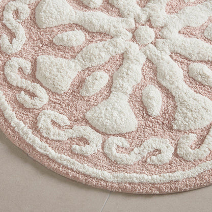 Casablanca Medallion Cotton Tufted Bath Rug