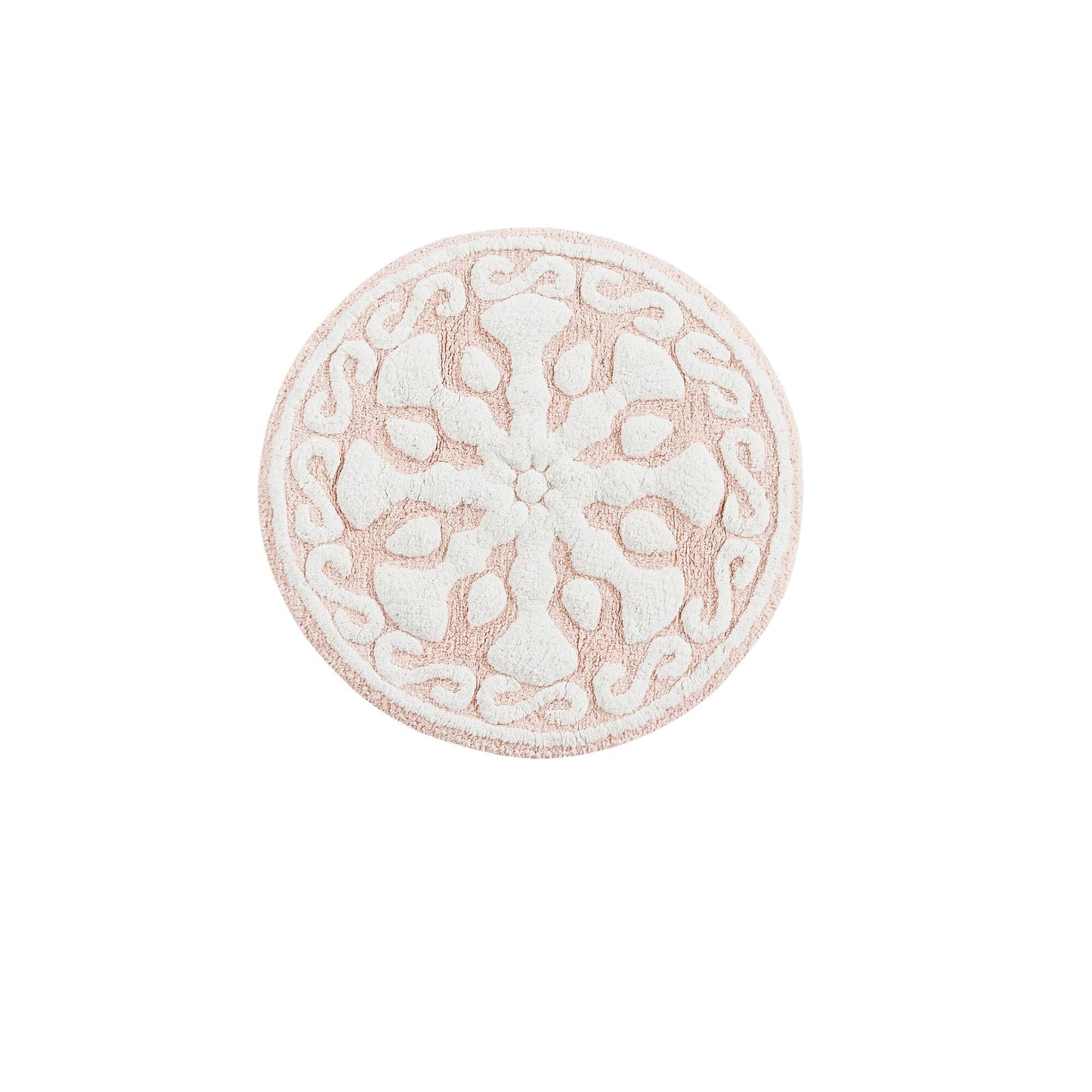 Casablanca Medallion Cotton Tufted Bath Rug