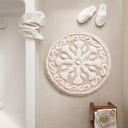 Casablanca Medallion Cotton Tufted Bath Rug