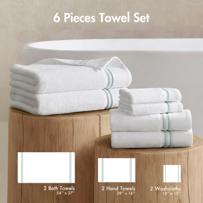 Roan Border 6-Piece Towel Set