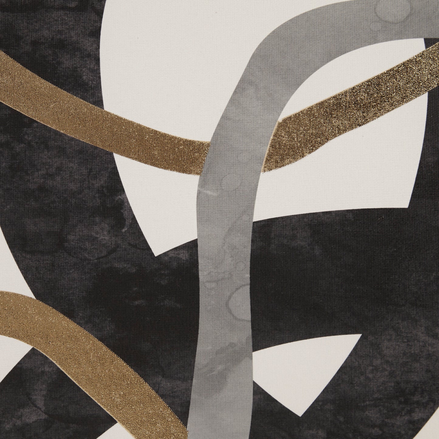 Moving Midas Gold Foil Abstract 2-piece Framed Canvas Wall Art Set