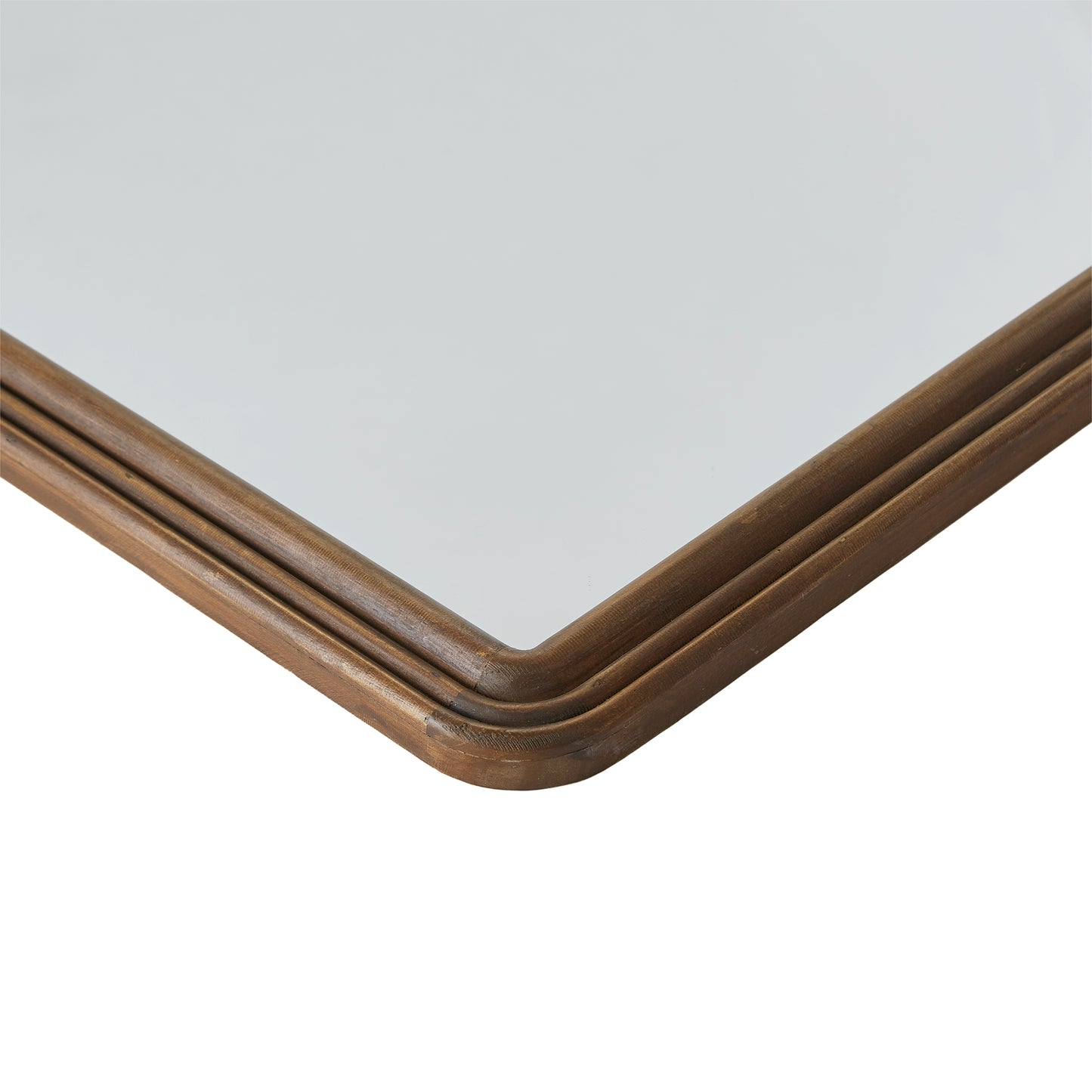 Marbella Scalloped Wood Wall Mirror