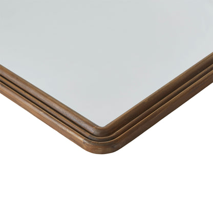 Marbella Scalloped Wood Wall Mirror