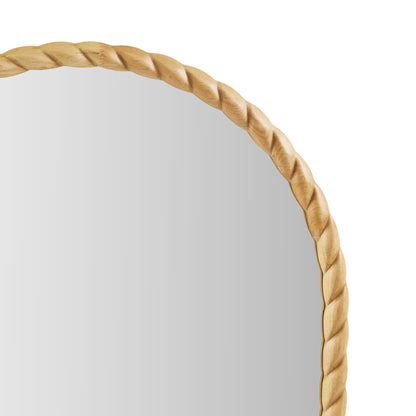 Montra Arched Braided Wood Wall Mirror
