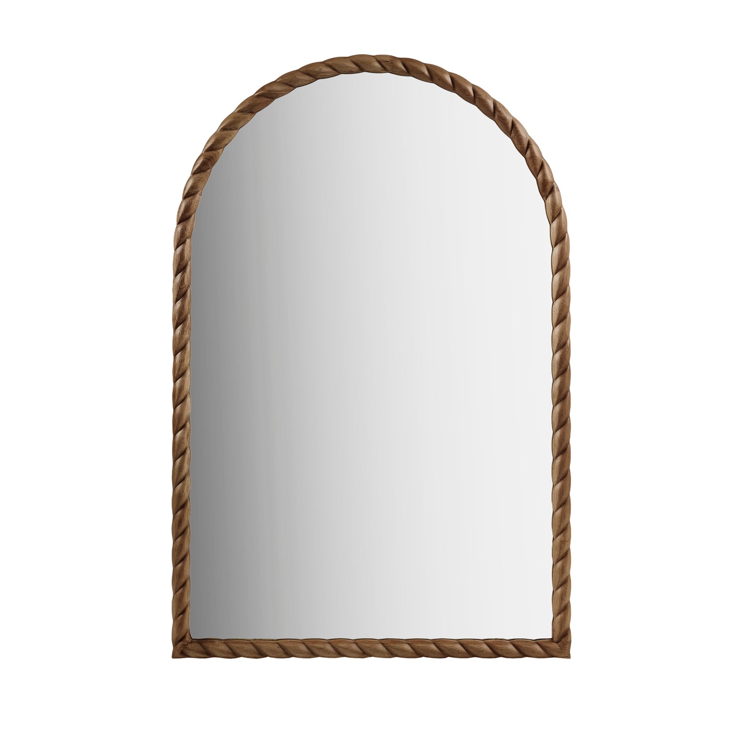 Montra Arched Braided Wood Wall Mirror