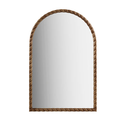 Montra Arched Braided Wood Wall Mirror