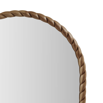 Montra Arched Braided Wood Wall Mirror