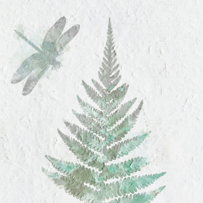 Linden Fern 2-Piece Framed Glass Wall Art Set