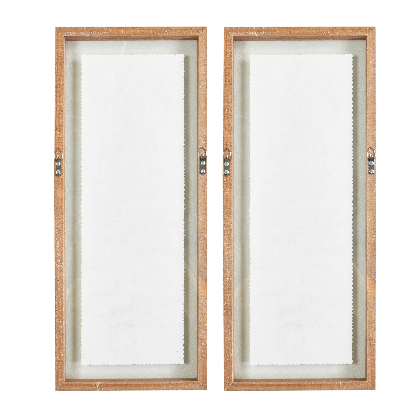 Linden Fern 2-Piece Framed Glass Wall Art Set