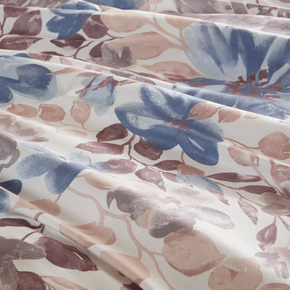 Luna Floral Comforter Set with Bed Sheets