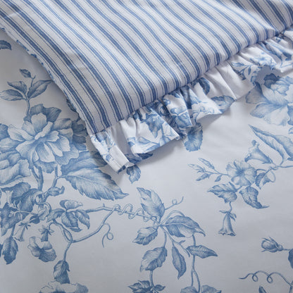 Adele 4 Pieces Comforter Set with Decorative Pillows