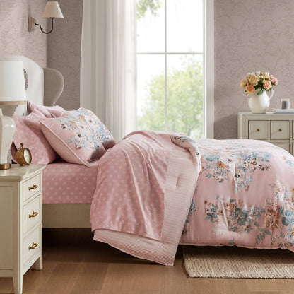 Heather 7 Piece Vintage-inspired Collection floral print