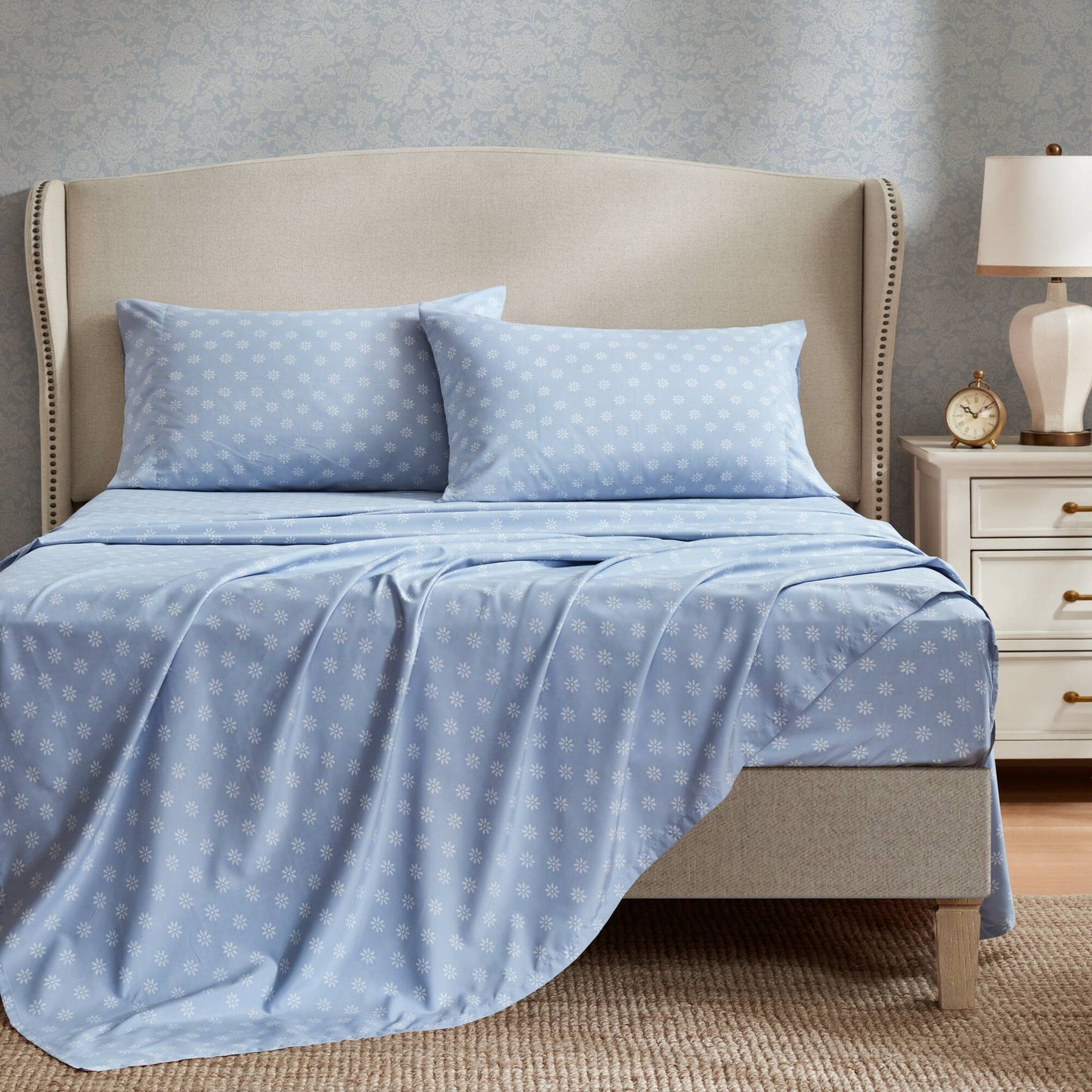 Heather 7 Piece Vintage-inspired Collection floral print