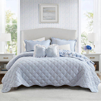 Adele 3 Pieces  Quilt Set with Decorative Pillow