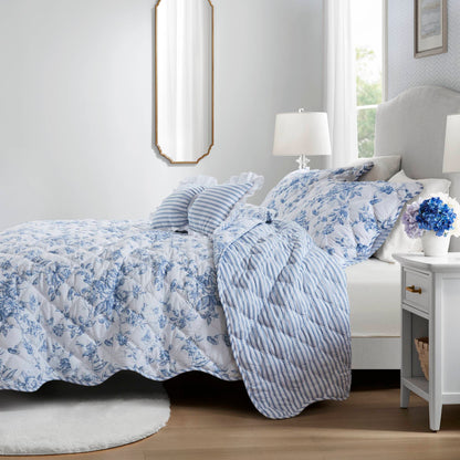Adele 3 Pieces  Quilt Set with Decorative Pillow
