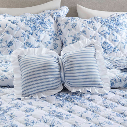 Adele 3 Pieces  Quilt Set with Decorative Pillow