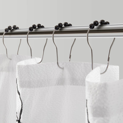 Addison Bowed Shower Curtain Set