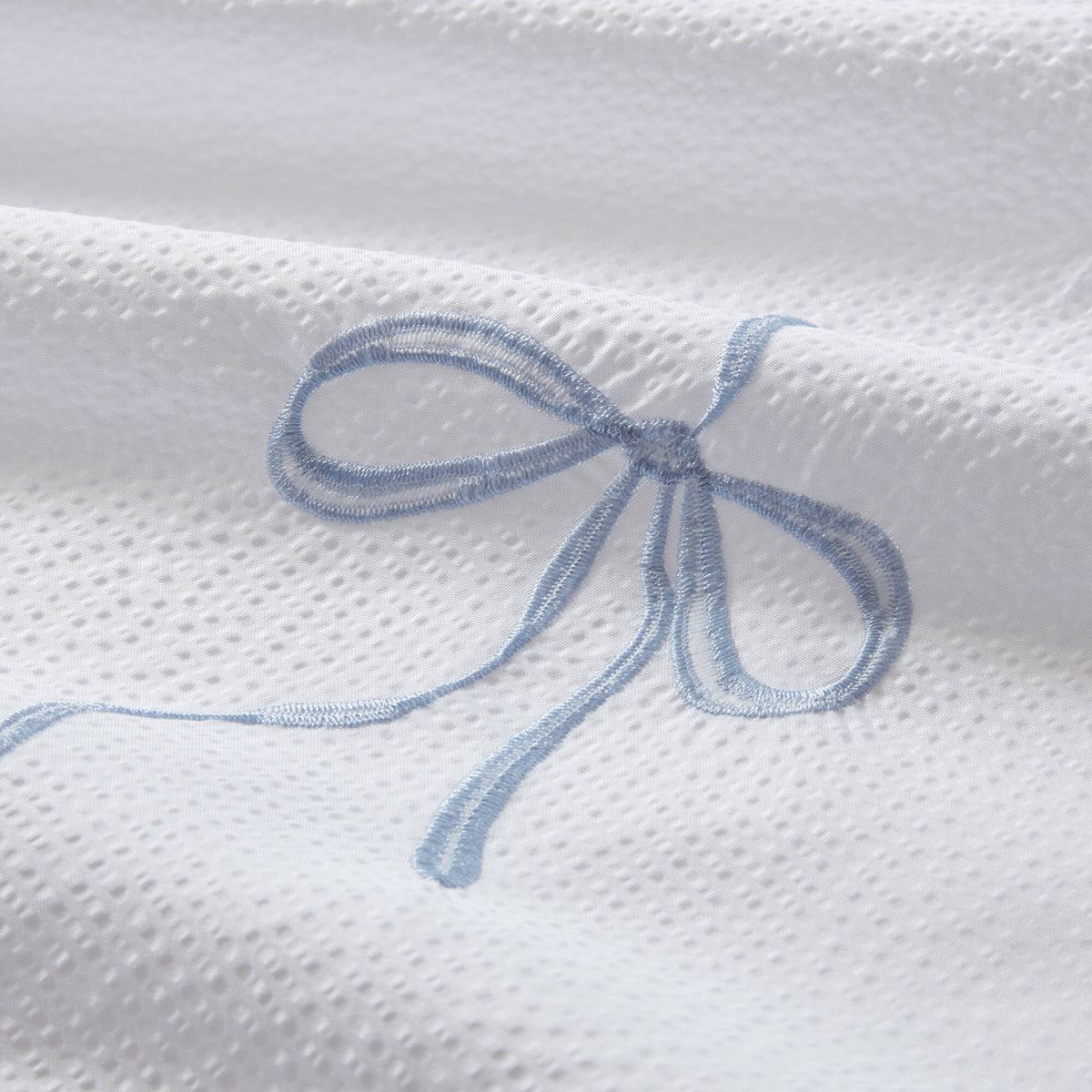 Addison Bowed Shower Curtain Set