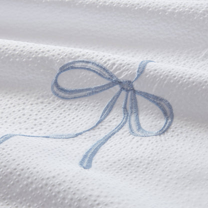 Addison Bowed Shower Curtain Set