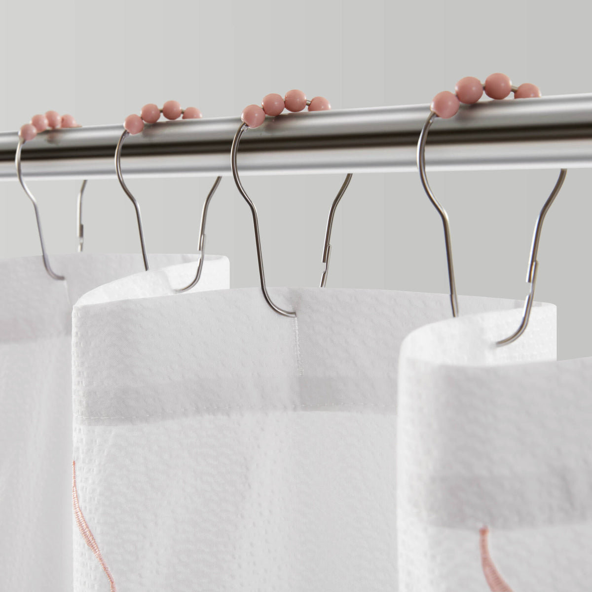 Addison Bowed Shower Curtain Set