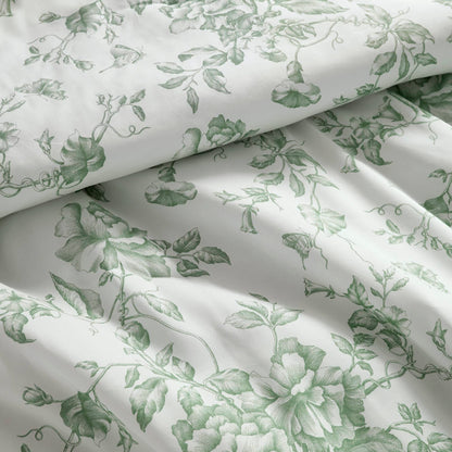 Adele Vintage Floral 5-Piece Comforter Set with Decorative Pillows