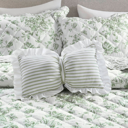 Adele 3 Pieces  Quilt Set with Decorative Pillow