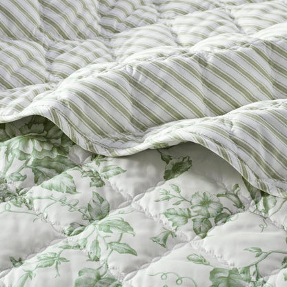 Adele 3 Pieces  Quilt Set with Decorative Pillow