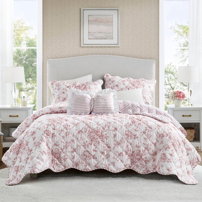 Adele 3 Pieces  Quilt Set with Decorative Pillow